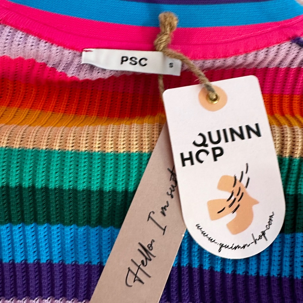 PSC Rainbow stripe knit top and trousers - Picture 3 of 10